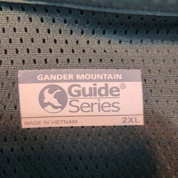 Gander Mountain Guide Series Shirt Mens 2XL Green Vented Outdoors Fishing - Picture 15 of 16